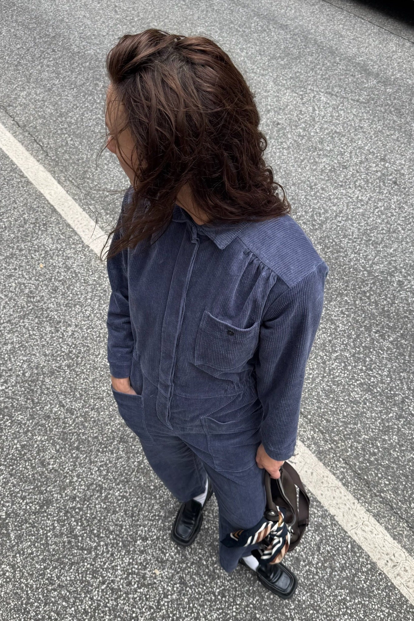 OVERALL ROSE CORD